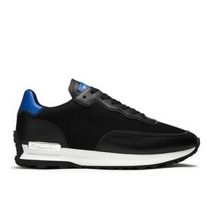 Mallet Mens Caledonian Suede Sneakers / Black/Blue